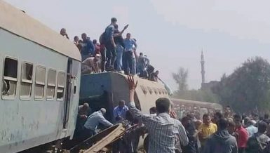 97 injured as train derails in Banha en route to Mansoura: Health Ministry