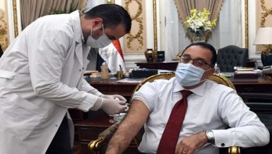 Egyptâs PM Mostafa Madbouly receives 1st shot of COVID-19 vaccine