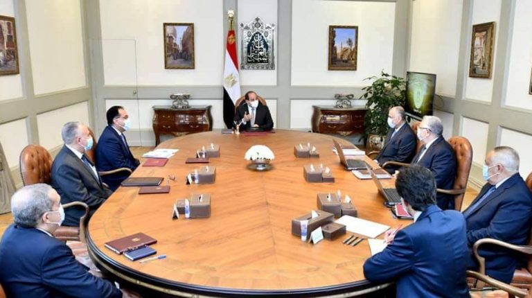 Al-Sisi inspects Egypt’s upgraded irrigation management system