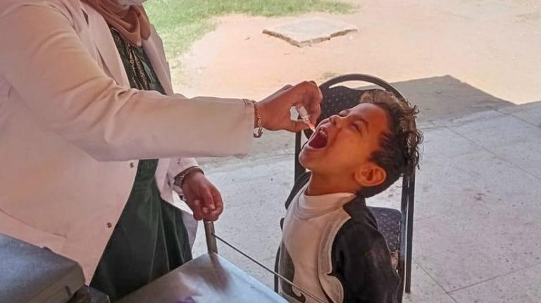 Egypt Health Ministry extends national vaccination campaign against polio to Friday