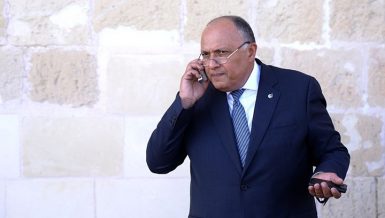 Egypt's Minister of Foreign Affairs Sameh Shoukry stressed the need to stop Israeli attacks on Palestinian territories.
