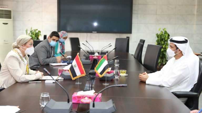 Egypt Environment Minister, UAE Ambassador discuss cooperation on waste management projects