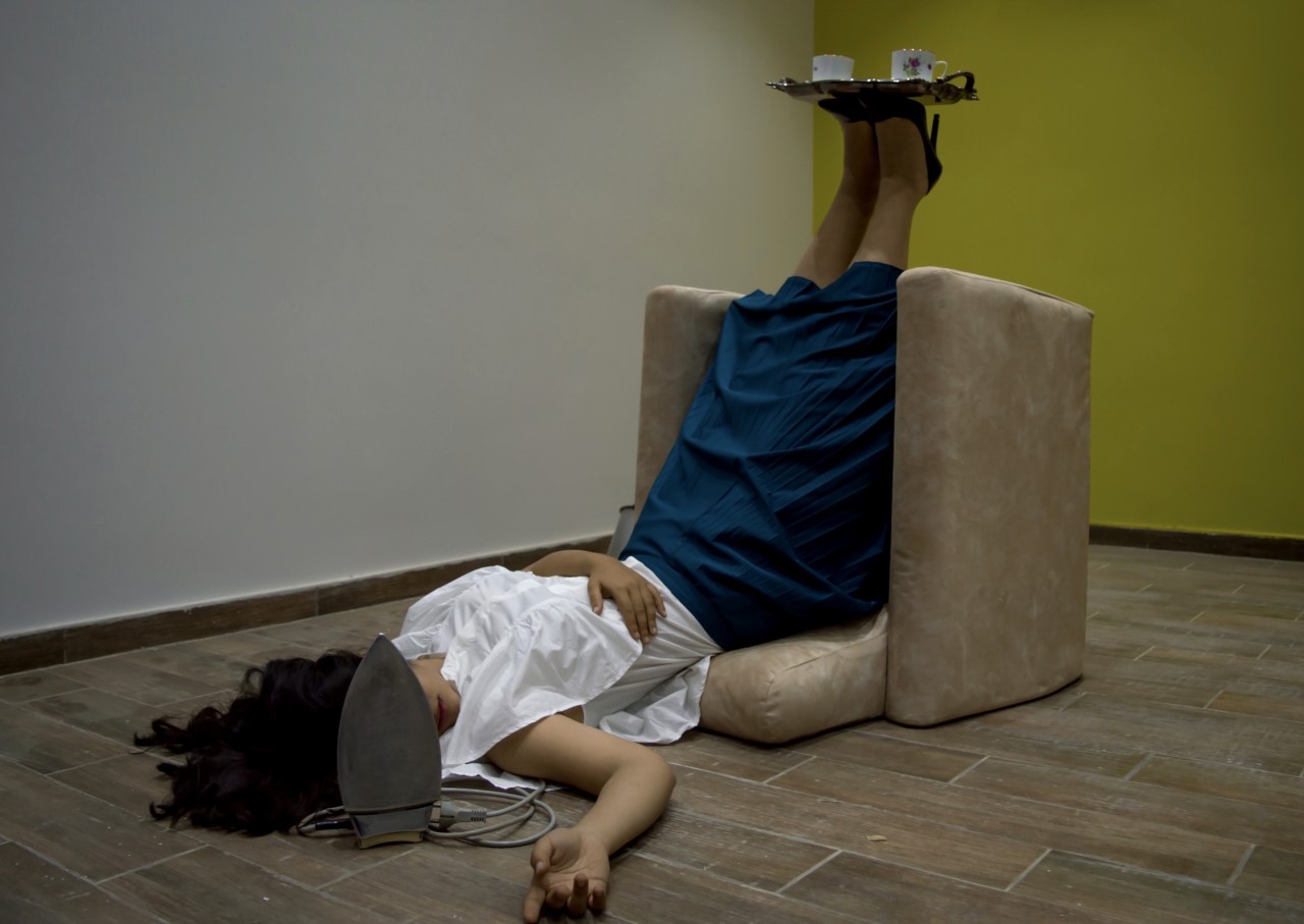 Below Sea level: Photo session expresses in pictures daily pressures women face