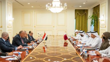 Shoukry in Qatar to discuss bilateral relations, regional issues