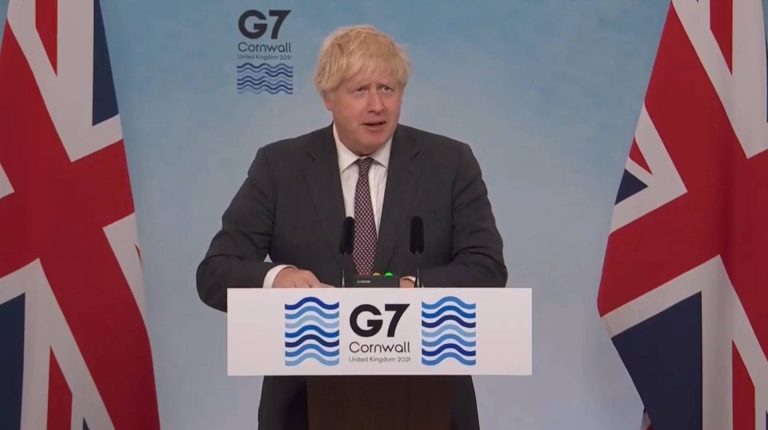 British Prime Minister Boris Johnson admitted that selfish and nationalistic approaches had marred the initial global response to the COVID-19 pandemic
