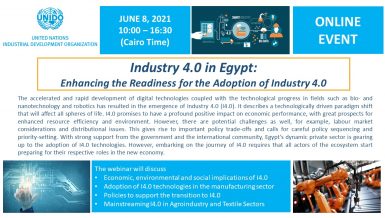 UNIDO helps mainstream Industry 4.0 technologies in Egypt’s manufacturing sector
