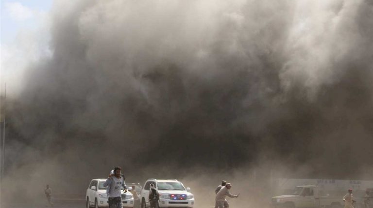 Local authorities tighten security measures after blast in Yemen's Aden