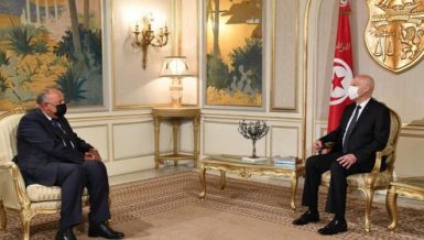 During their meeting, Shoukry expressed Egypt's solidarity and support to President Saied’s efforts to achieve stability and development in the brotherly country.