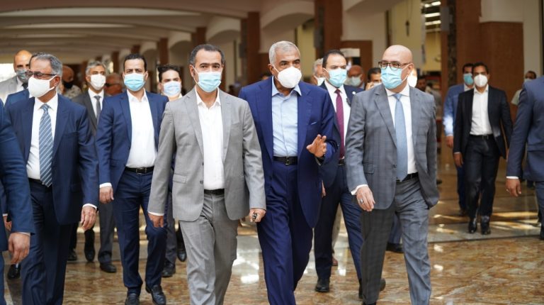 Hisham Talaat Mostafa receives a high-level delegation from KSA in Madinaty headed by Saudi Minister of Housing